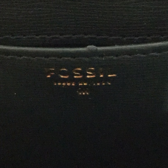 New‎ Fossil Wallet with Leather Interior, Textured, Boho, Green & Brown - Picture 10 of 10